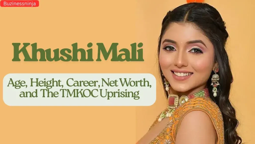 Khushi Mali Age, Career, Bio and The TMKOC Uprising Khushi Mali Age, Height, Career, and Net Worth.